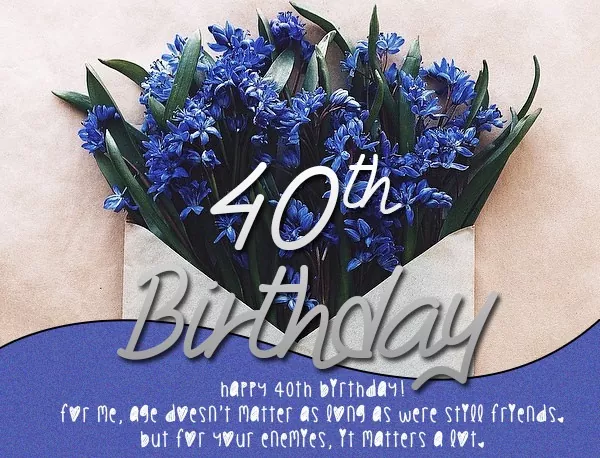 40th Birthday Graphics