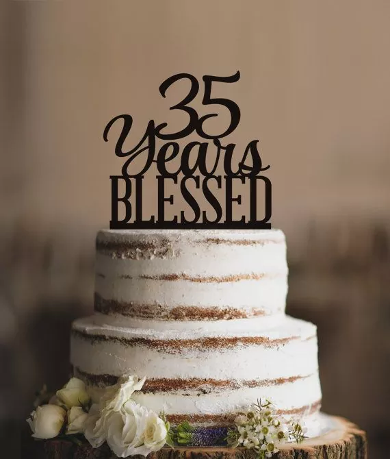 Happy 35th birthday cake
