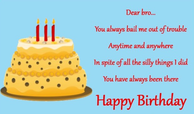 290 Happy Birthday Wishes For Brother Quotes Messages For Brother