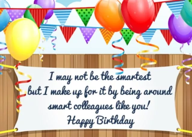 Happy Birthday Colleague Message