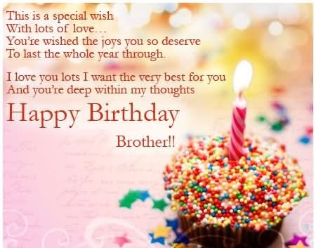 290 Happy Birthday Wishes For Brother Quotes Messages For Brother