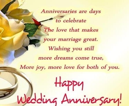 80 Wedding Anniversary Wishes For Friends Wishesmsg