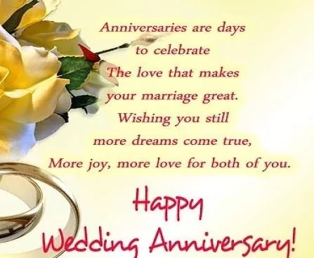 Happy wedding anniversary quotes