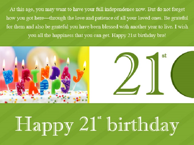 √ Happy 21st 21st Birthday Quotes For Myself