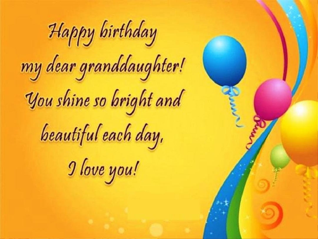 Birthday Messages For Granddaughter