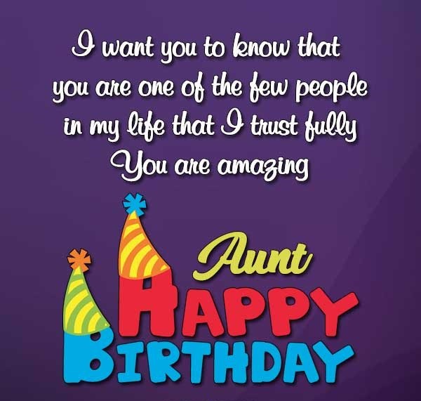Birthday Wishes For Aunt