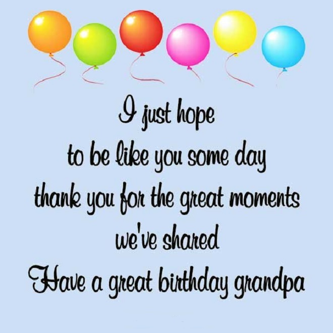 Birthday Wishes For Grandfather