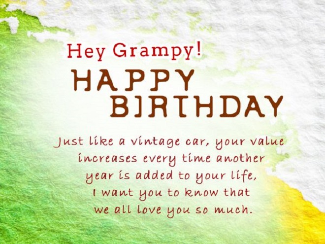 Birthday Wishes For Grandpa