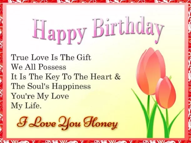 Birthday Wishes For Girlfriend