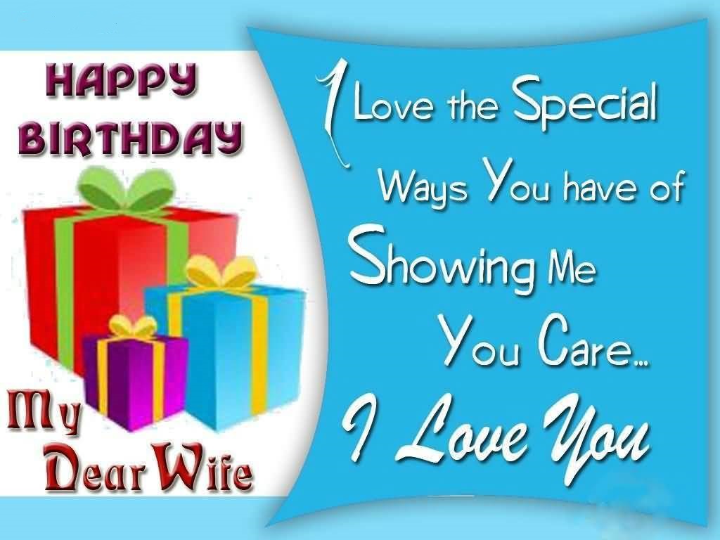 Romantic birthday wishes for wife