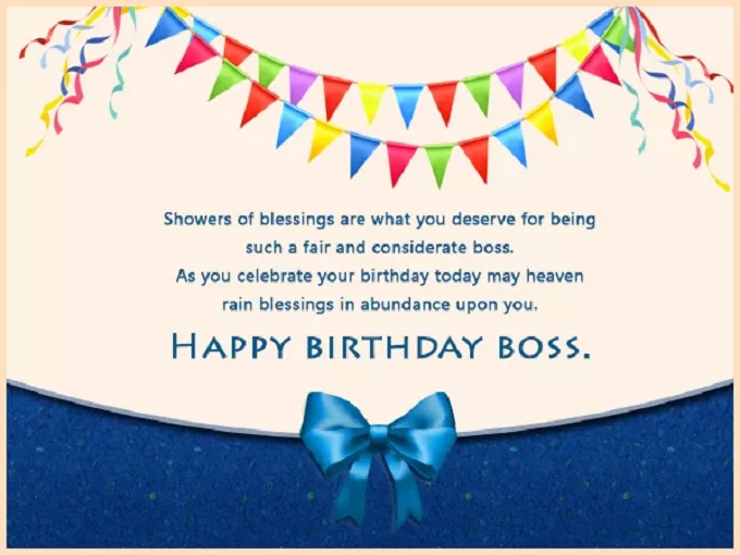 Birthday Wishes For Boss