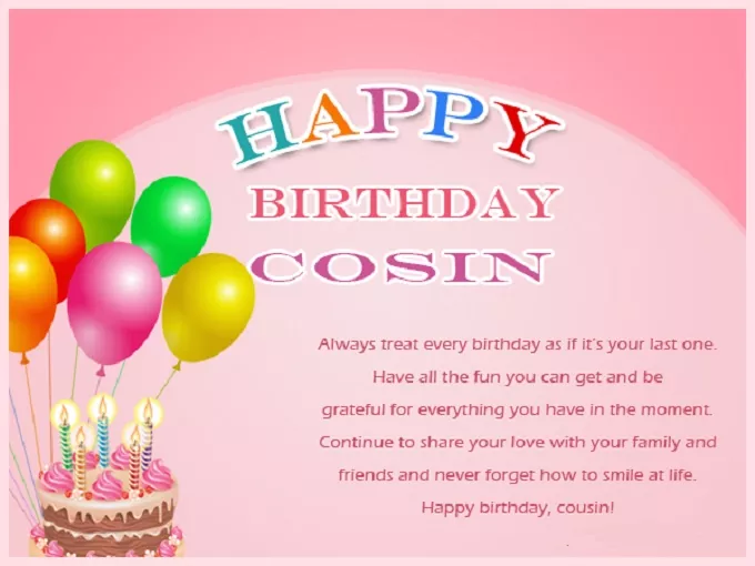 Birthday Wishes For Cousin