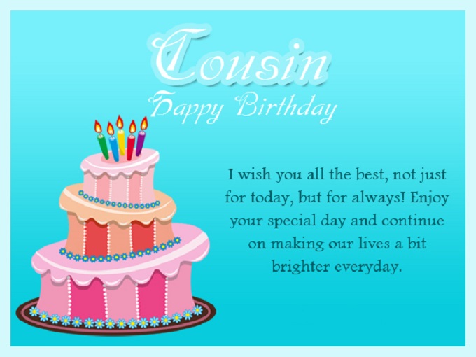 Birthday Wishes For Cousin