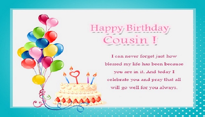 Happy Birthday Wishes For Cousin Female And Male Quotes Saying