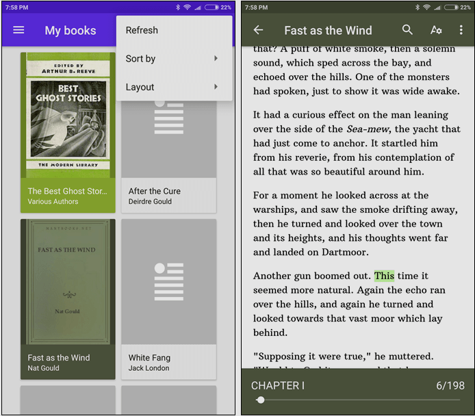 Lithium: EPUB Reader