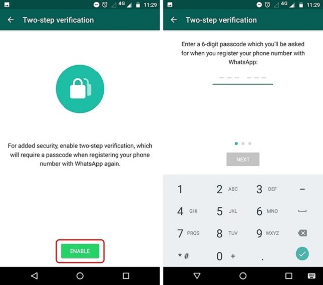 How to Enable Two Step Verification in WhatsApp