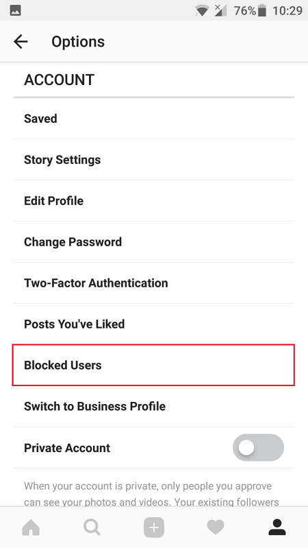 How to unblock someone on Instagram