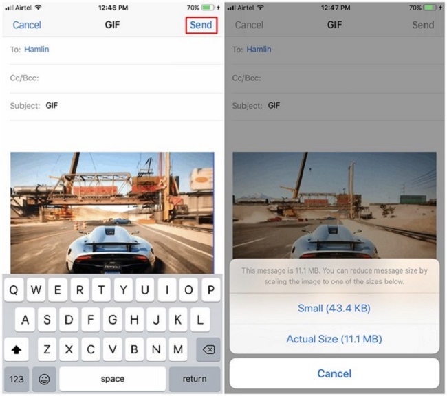 How to Send Live Photos As GIFs in iOS 11