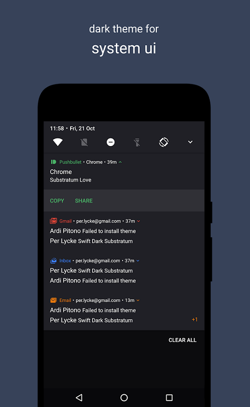 Swift dark. Темы Substratum. Dark Swift. One Dark Theme.