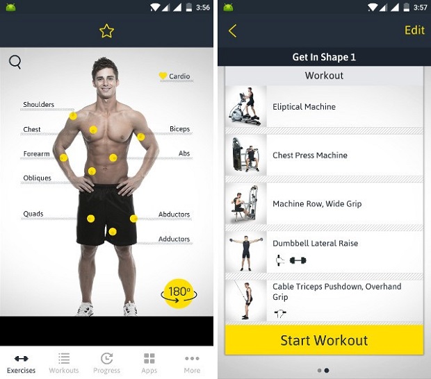 Gym Workout Tracker and Trainer