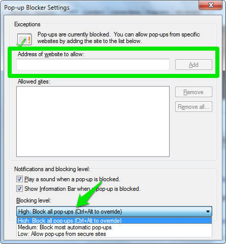 How To Block Pop Ups