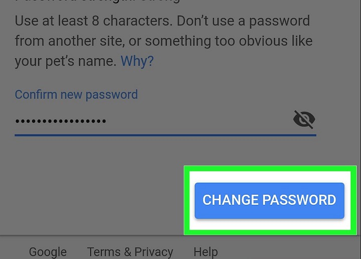 How To Change Gmail Password