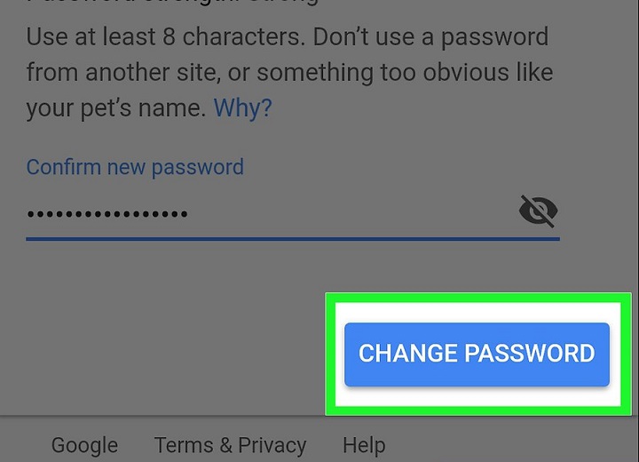 How To Change Gmail Password