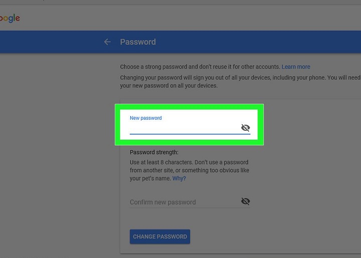 How To Change Gmail Password