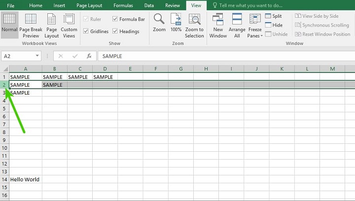 How To Freeze Cells In Excel