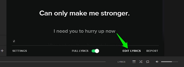 get lyrics on spotify for mac