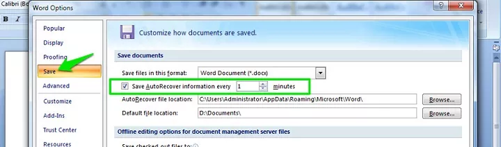 How To Recover a Word Document