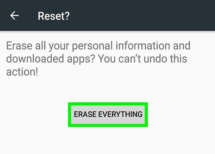 How to Reset Android Phone 