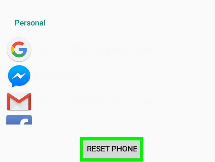 How to Reset Android Phone 