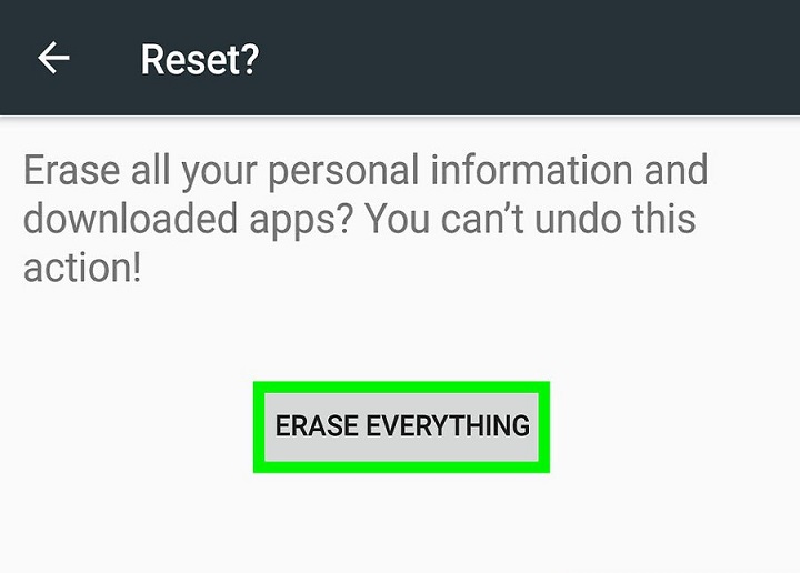 How to Reset Android Phone 