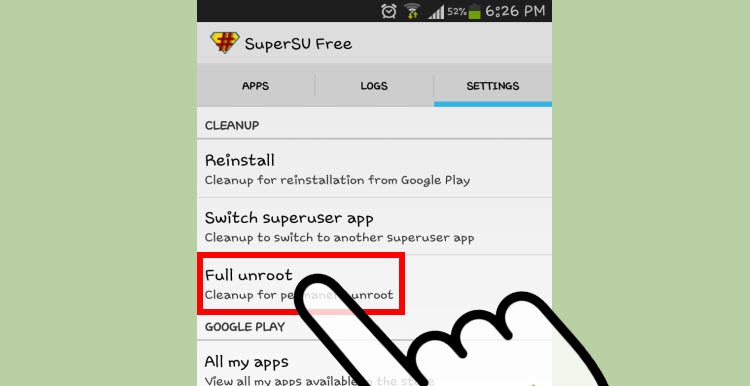 How to Unroot Android 
