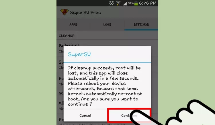 How to Unroot Android