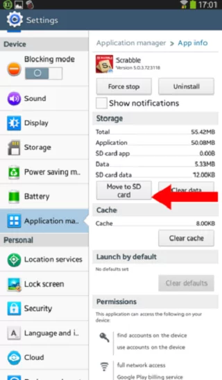 How to Move Apps to SD Card