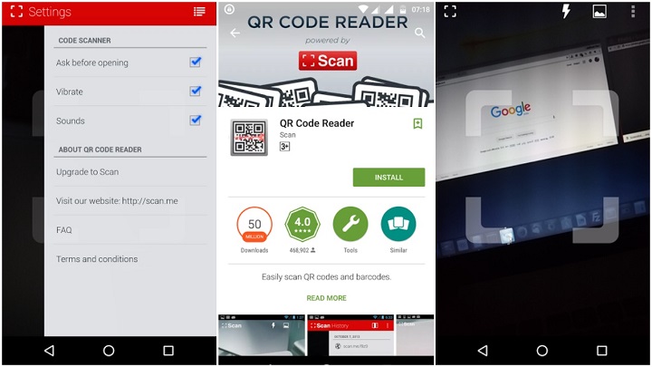 How to scan QR Codes 