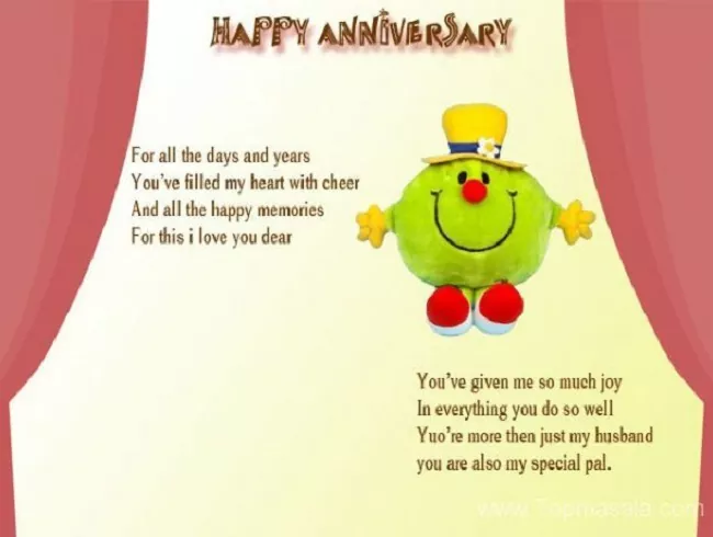 Anniversary Wishes for Husband on Facebook