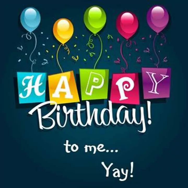 Birthday message for myself