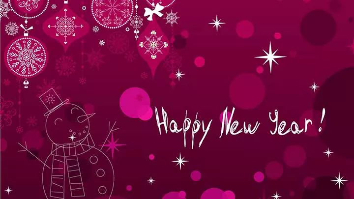 Happy new year message, SMS and saying 