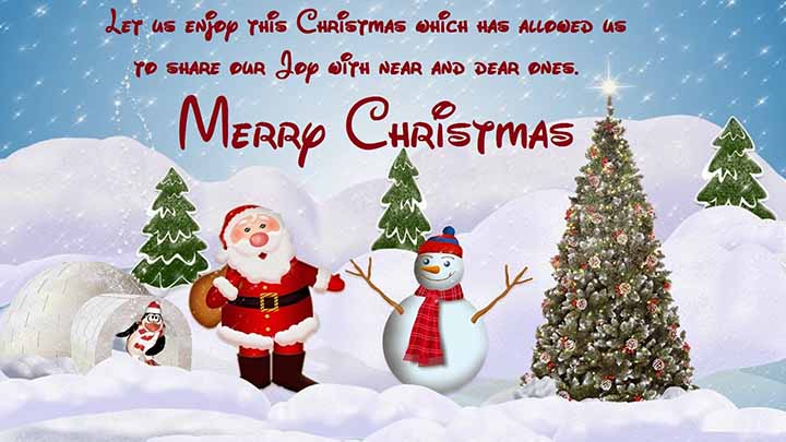 Merry Christmas Greetings For Family