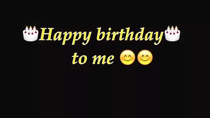 birthday wishes for myself