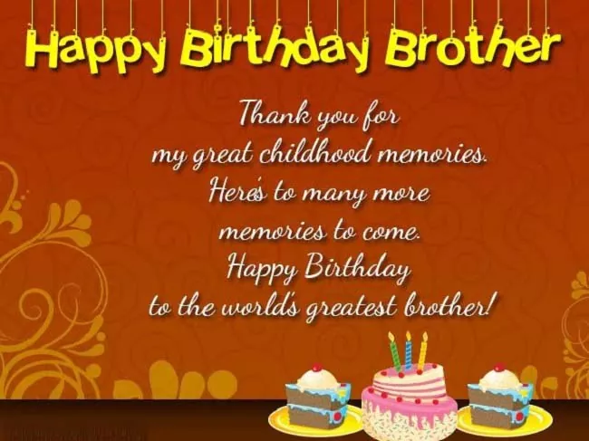Funny Birthday Wishes For Brother 