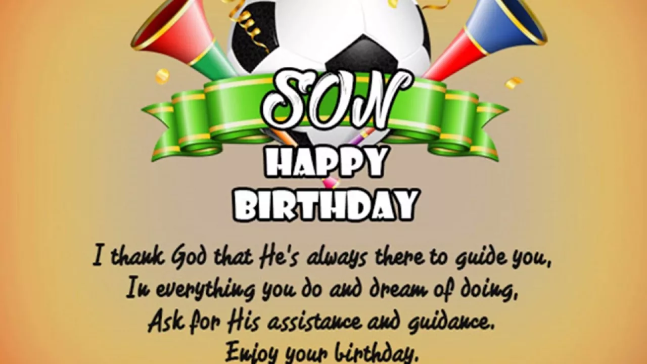 Happy Birthday Son - Special Birthday Quotes For Son
