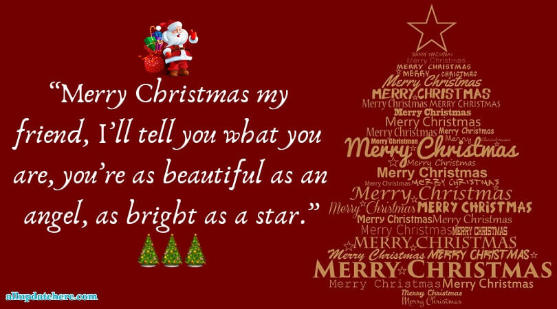 merry christmas message sample