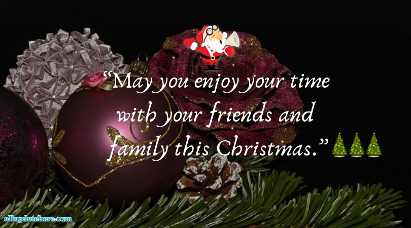 Christmas greetings for friends