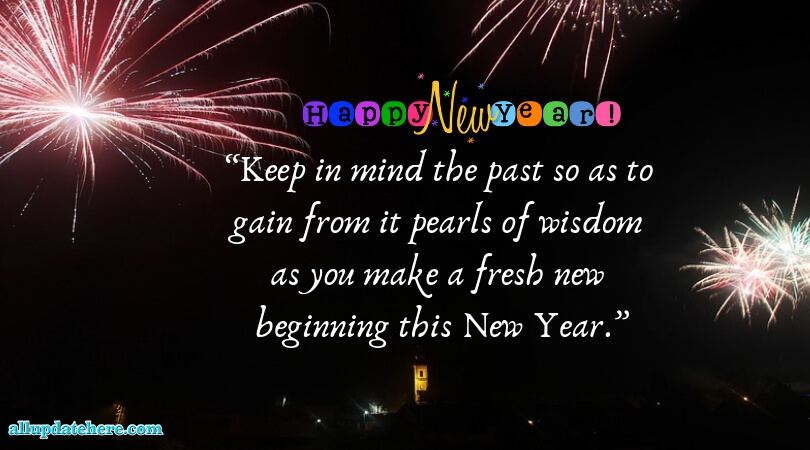 new year greetings message