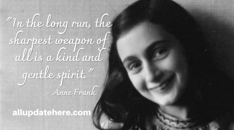 anne frank quotes about life