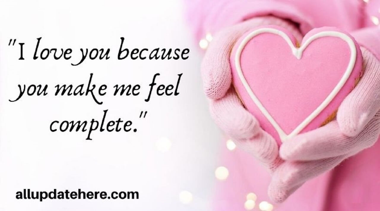 Why I Love You Quotes And Saying - Perfect Reason For Love